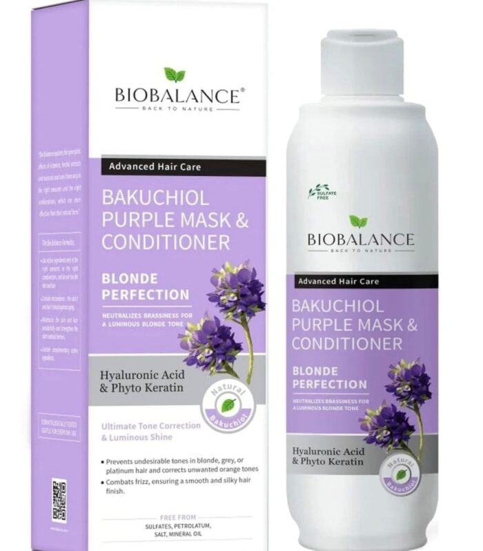 Biobalance Bakuchiol Purple Mask & Conditioner Blonde Perfection